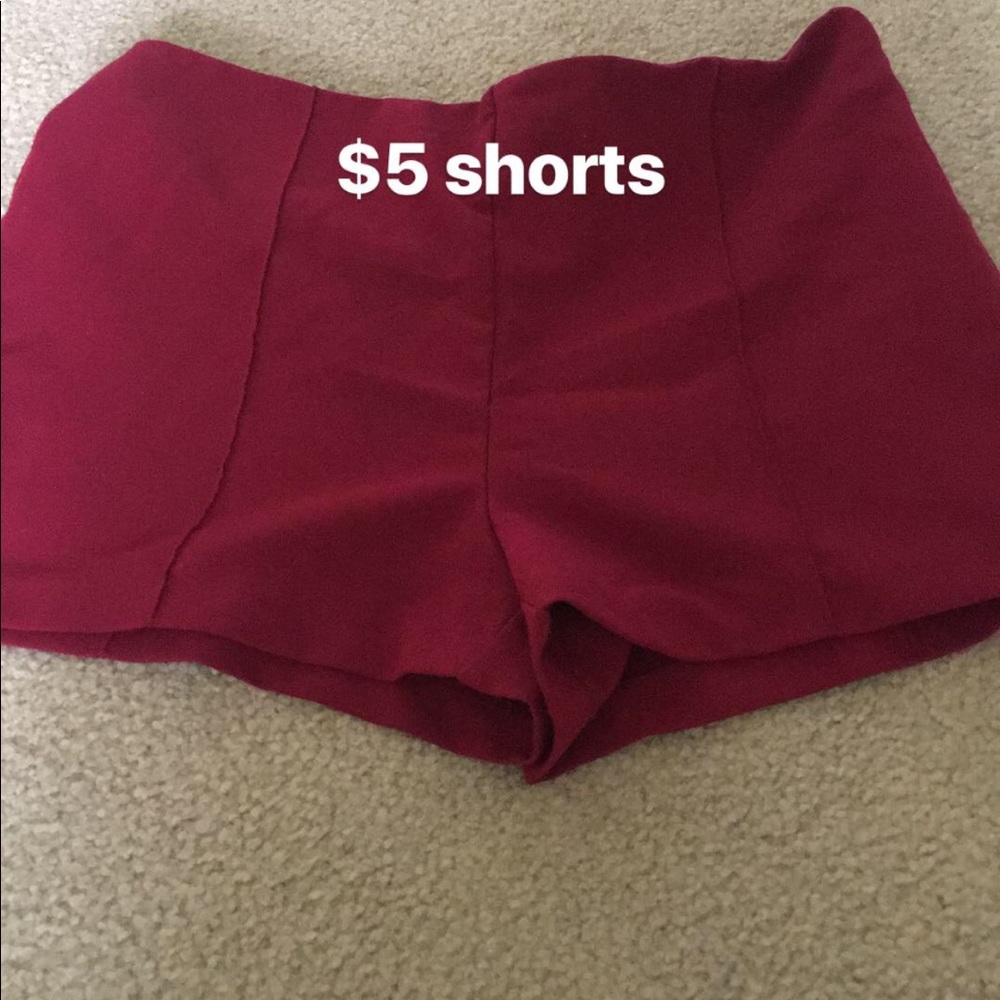 Red shorts